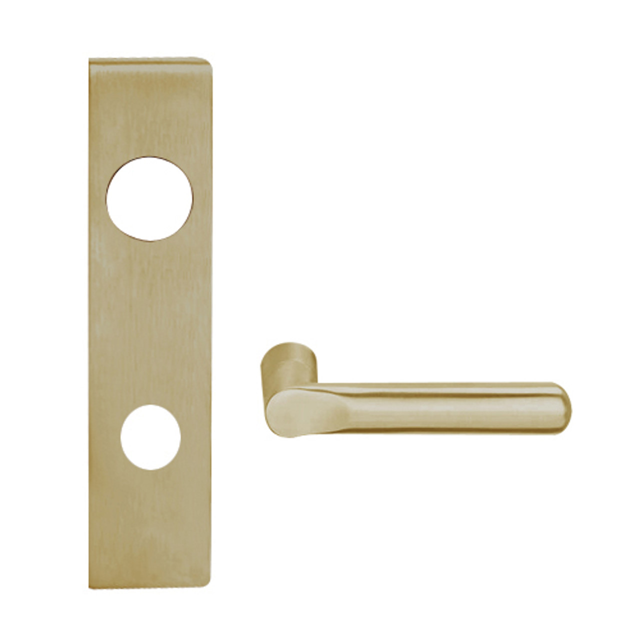 L9026R-18L-613 Schlage L Series Exit Lock with Cylinder Commercial Mortise Lock with 18 Cast Lever Design and Full Size Core in Oil Rubbed Bronze