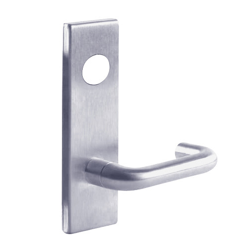 L9050R-03N-626 Schlage L Series Entrance Commercial Mortise Lock with 03 Cast Lever Design and Full Size Core in Satin Chrome