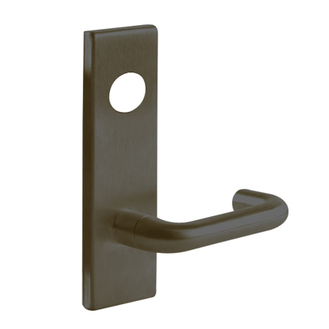 L9050R-03N-613 Schlage L Series Entrance Commercial Mortise Lock with 03 Cast Lever Design and Full Size Core in Oil Rubbed Bronze