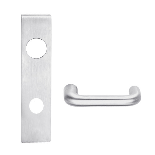 L9050R-03L-626 Schlage L Series Entrance Commercial Mortise Lock with 03 Cast Lever Design and Full Size Core in Satin Chrome