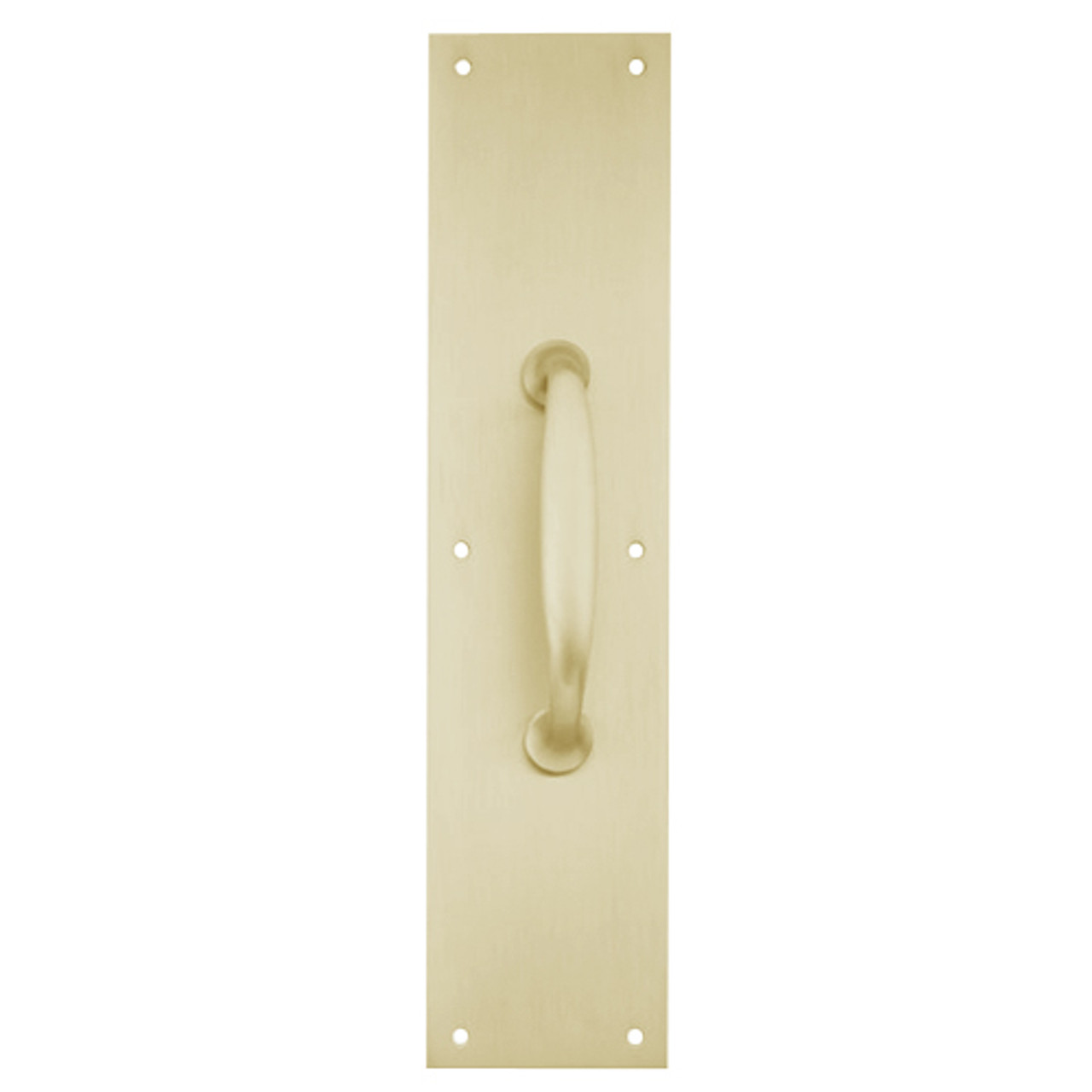 8311-5-US4-6x16 IVES Architectural Door Trim 6x16 Inch Pull Plate in Satin Brass