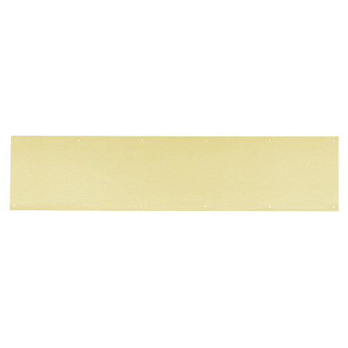 8400-US4-6x46-B-CS Ives 8400 Series Protection Plate in Satin Brass