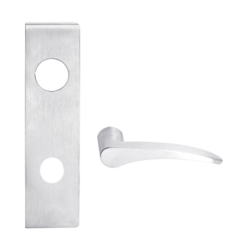 L9070R-12N-626-RH Schlage L Series Classroom Commercial Mortise Lock with 12 Cast Lever Design and Full Size Core in Satin Chrome