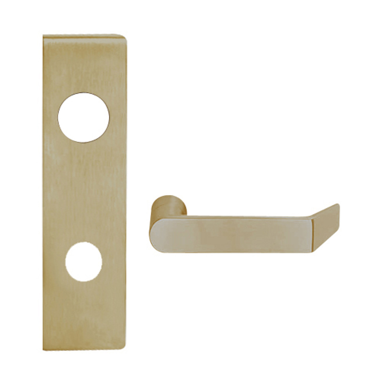 L9480R-06N-613 Schlage L Series Storeroom with Deadbolt Commercial Mortise Lock with 06 Cast Lever and Full Size Core in Oil Rubbed Bronze