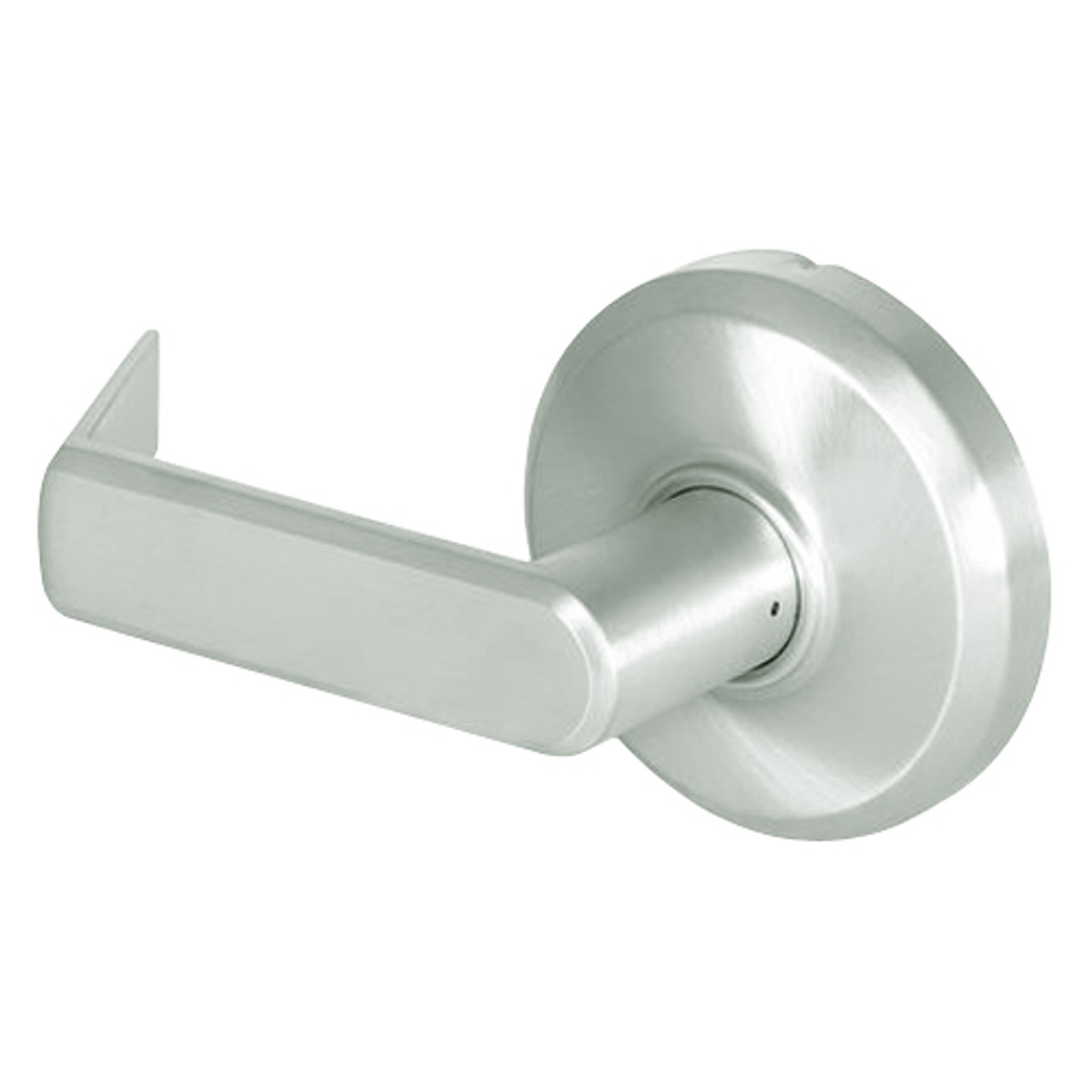 QCL230E619NR8118F Stanley QCL200 Series Cylindrical Passage Lock with Sierra Lever in Satin Nickel Finish