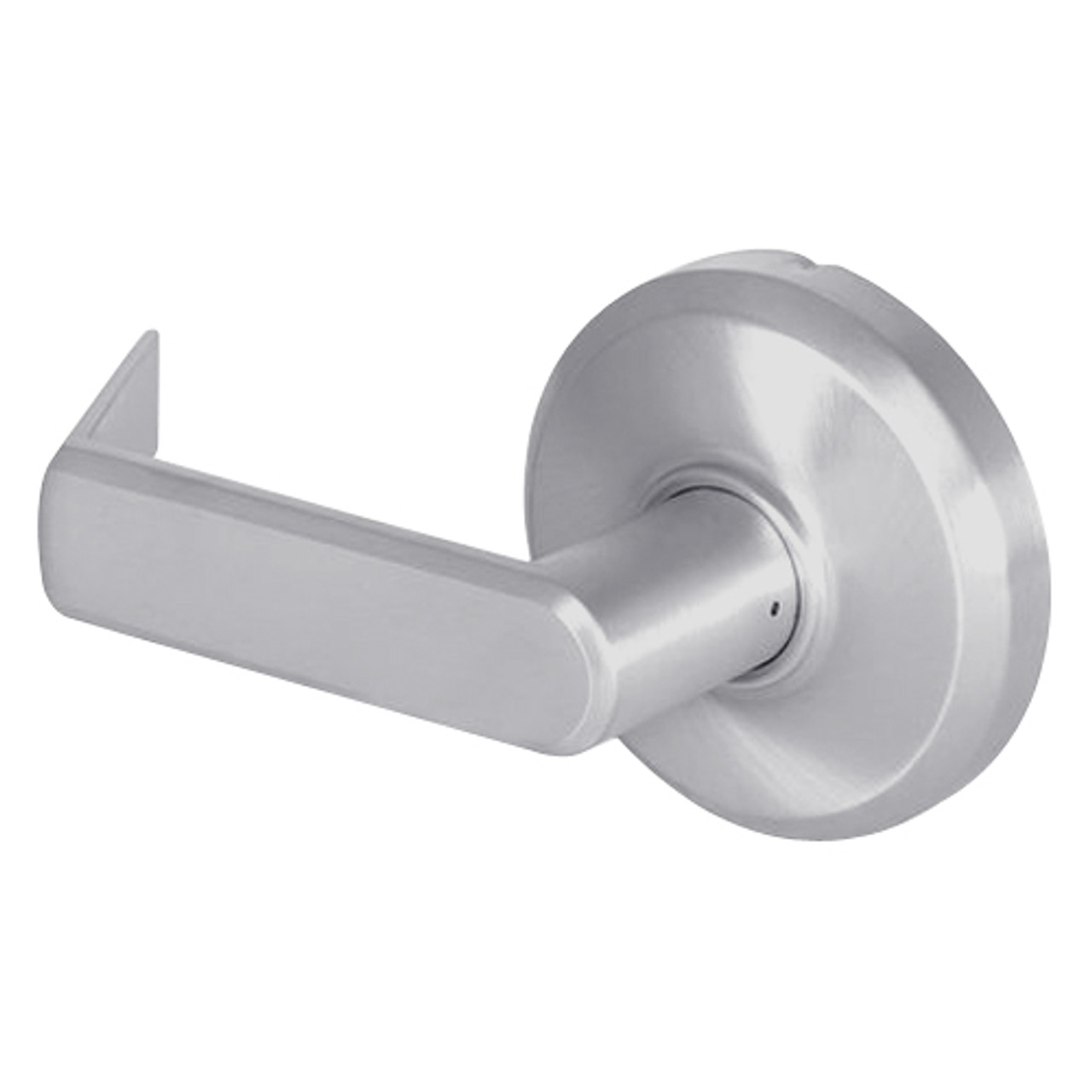 QCL230E626R8478S Stanley QCL200 Series Cylindrical Passage Lock with Sierra Lever in Satin Chrome Finish