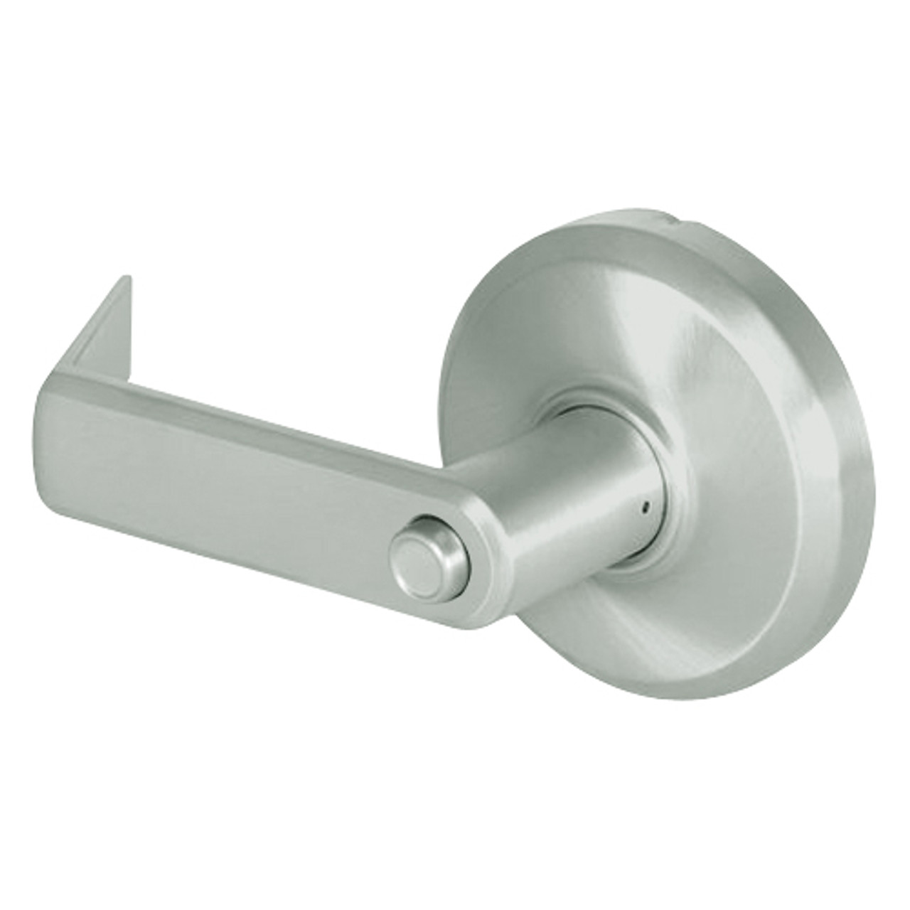 QCL240E619R4NOS Stanley QCL200 Series Cylindrical Privacy Lock with Sierra Lever in Satin Nickel Finish