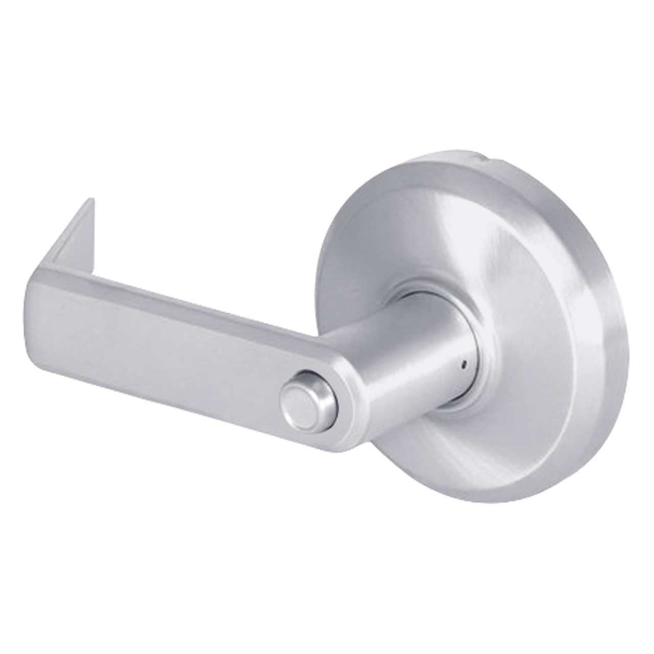 QCL240E625NS8FLS Stanley QCL200 Series Cylindrical Privacy Lock with Sierra Lever in Bright Chrome Finish