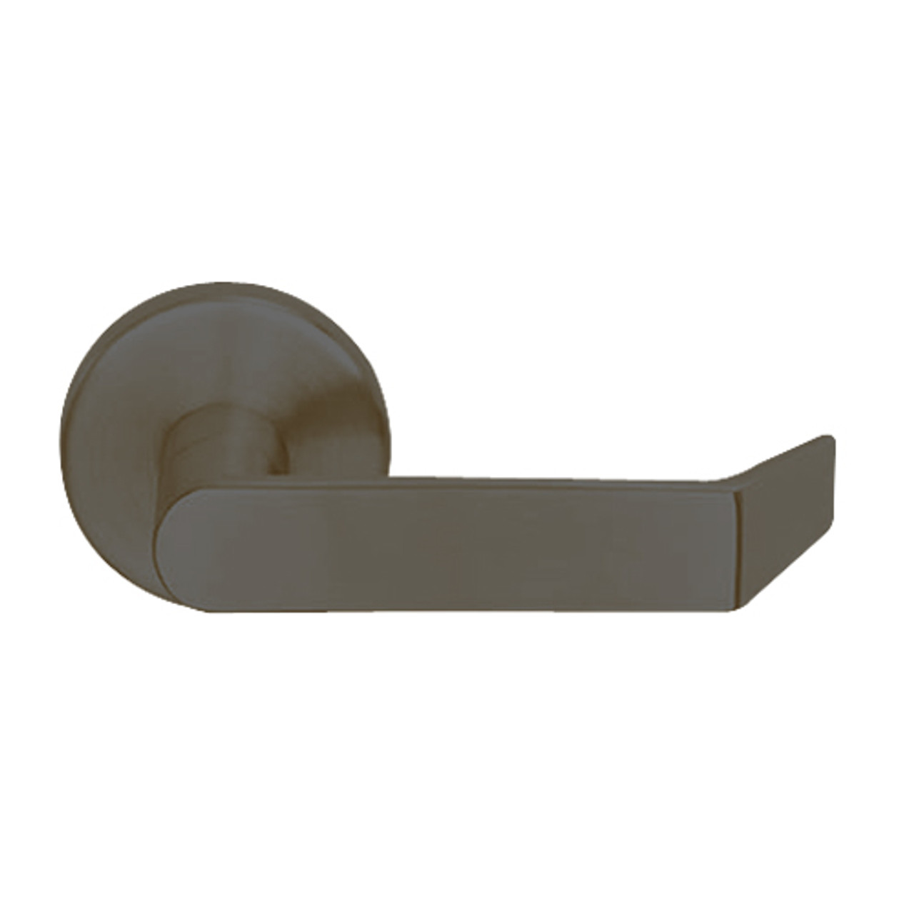 L9485J-06B-613-LH Schlage L Series Faculty Restroom Commercial Mortise Lock with 06 Cast Lever Design Prepped for FSIC in Oil Rubbed Bronze