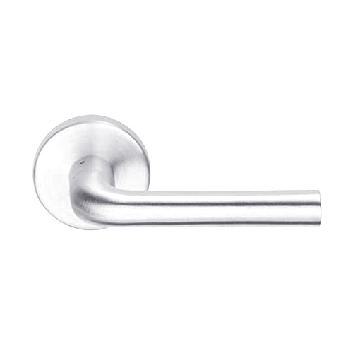 L9485J-02B-625-RH Schlage L Series Faculty Restroom Commercial Mortise Lock with 02 Cast Lever Design Prepped for FSIC in Bright Chrome