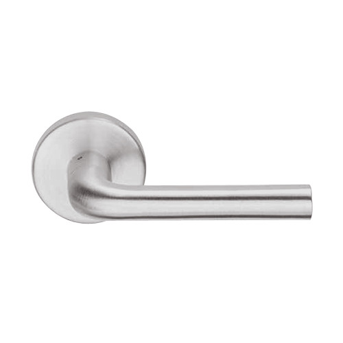 L9485J-02B-630-RH Schlage L Series Faculty Restroom Commercial Mortise Lock with 02 Cast Lever Design Prepped for FSIC in Satin Stainless Steel