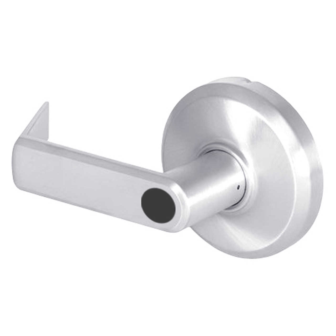 QCL254E625NOLFLRLC Stanley QCL200 Series Less Cylinder Corridor Lock with Sierra Lever in Bright Chrome Finish