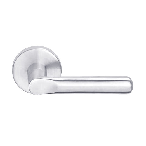L9485L-18A-625-RH Schlage L Series Less Cylinder Faculty Restroom Commercial Mortise Lock with 18 Cast Lever Design in Bright Chrome
