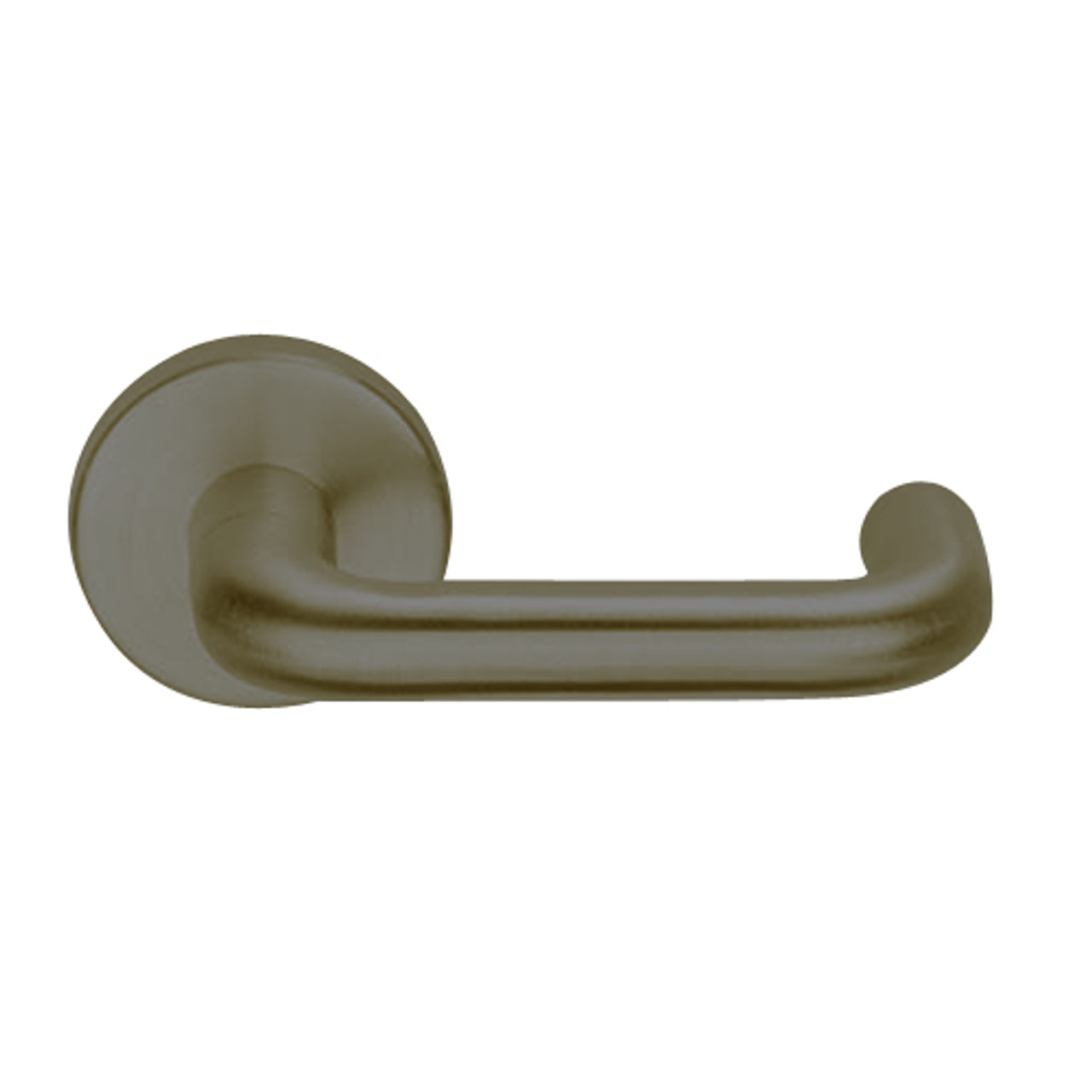 L9486P-03B-613-RH Schlage L Series Faculty Restroom with Do Not Disturb Indicator Commercial Mortise Lock with 03 Cast Lever Design in Oil Rubbed Bronze