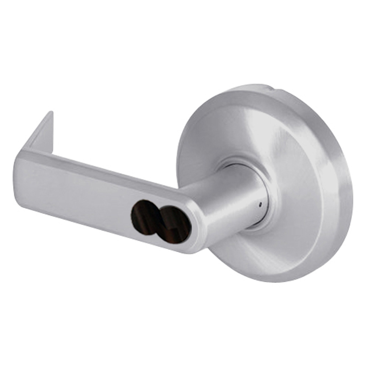 QCL261E626FS4118FBF Stanley QCL200 Series Ansi Strike Best "F" Classroom Lock with Sierra Lever Prepped with SFIC Core in Satin Chrome Finish