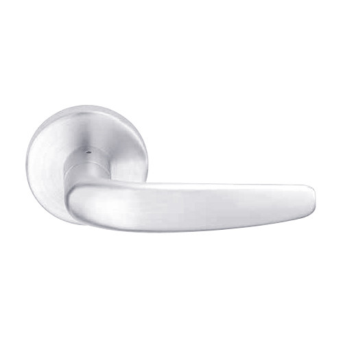 L9486L-07B-625-RH Schlage L Series Less Cylinder Faculty Restroom with Do Not Disturb Indicator Mortise Lock with 07 Cast Lever Design in Bright Chrome