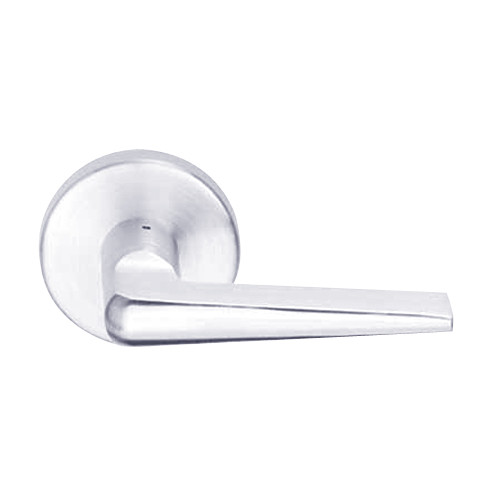 L9486R-05B-625-LH Schlage L Series Faculty Restroom with Do Not Disturb Indicator Mortise Lock with 05 Cast Lever Design and Full Size Core in Bright Chrome