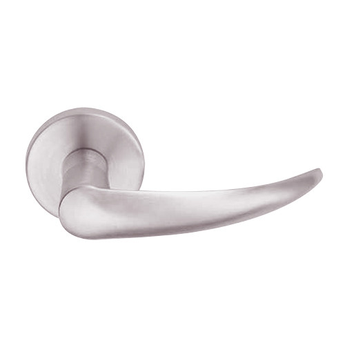 L9486R-OME-A-630-LH Schlage L Series Faculty Restroom with Do Not Disturb Indicator Mortise Lock with Omega Lever Design and Full Size Core in Satin Stainless Steel