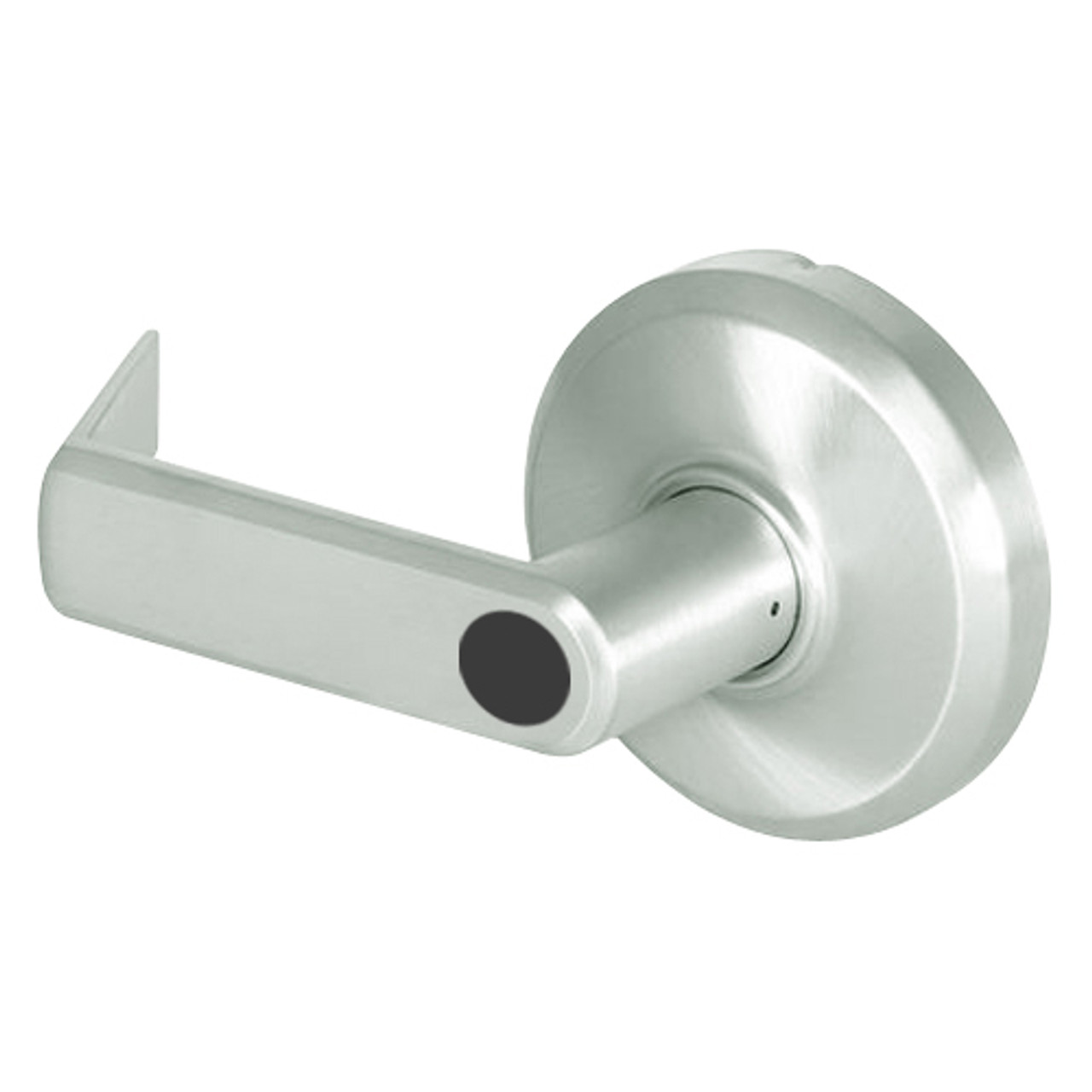 QCL254E619R8FLSSC Stanley QCL200 Series Ansi Strike Schlage "C" Corridor Lock with Sierra Lever in Satin Nickel Finish