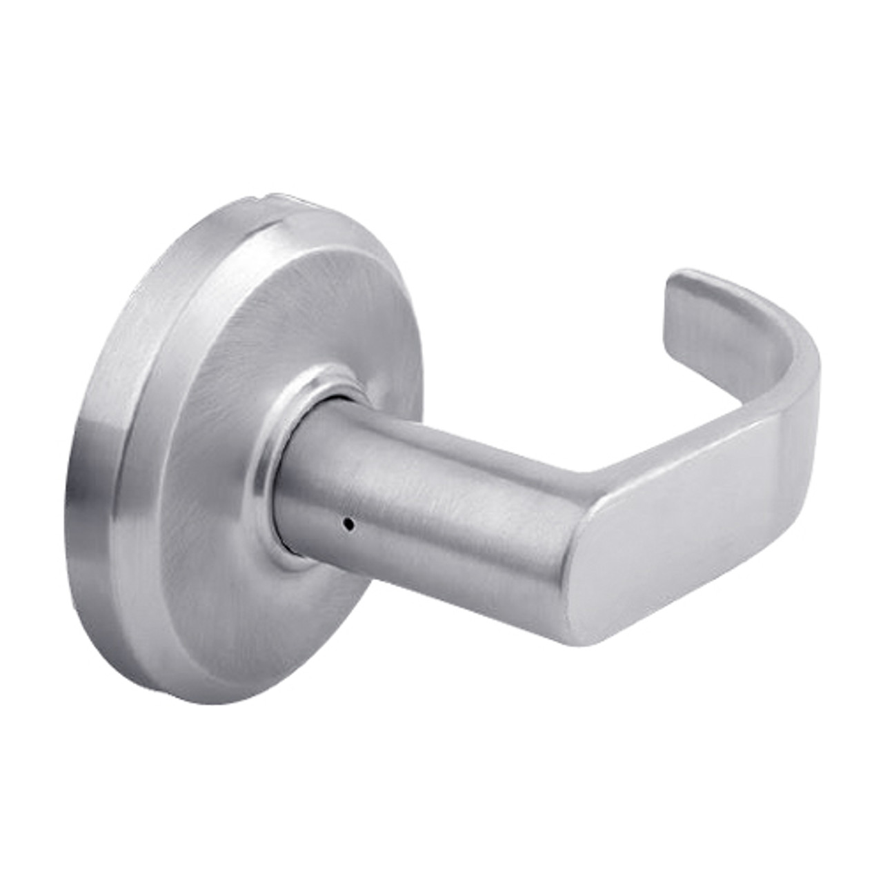 QCL230M626FR4118F Stanley QCL200 Series Cylindrical Passage Lock with Summit Lever in Satin Chrome Finish