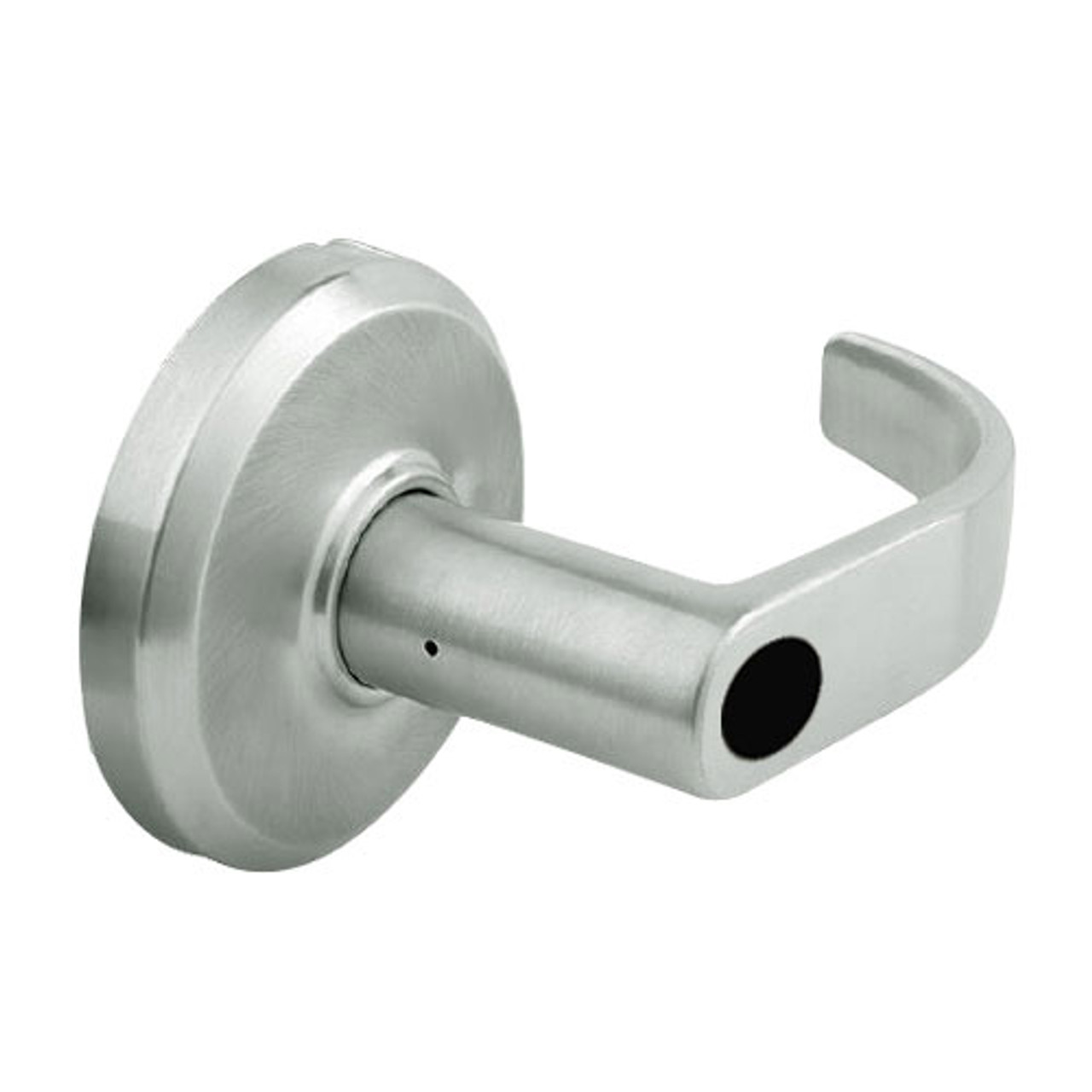 QCL250M619FS4118FLC Stanley QCL200 Series Less Cylinder Entrance Lock with Summit Lever in Satin Nickel Finish