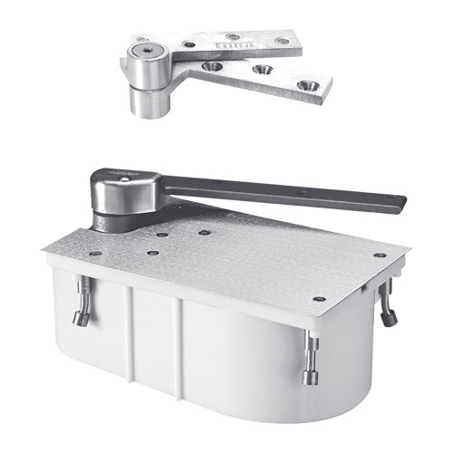 27-90S-CWF-RH-625 Rixson 27 Series Heavy Duty 3/4" Offset Hung Floor Closer in Bright Chrome Finish