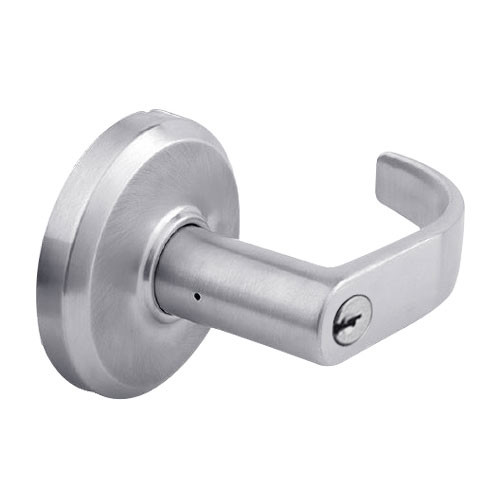 QCL250M626NOL118FSC Stanley QCL200 Series Schlage C Keyway Cylindrical Entrance Lock with Summit Lever in Satin Chrome Finish