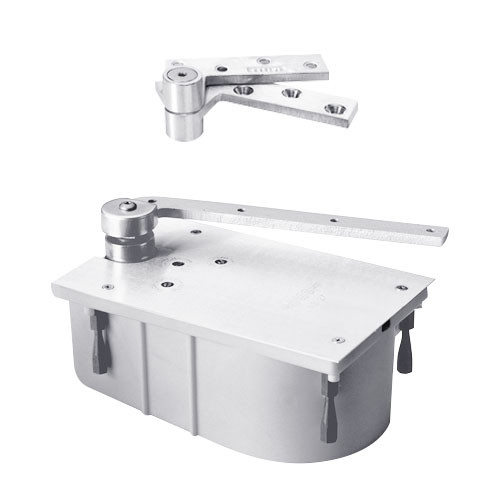 127-95S-LFP-CWF-LH-625 Rixson 27 Series Heavy Duty 3/4" Offset Hung Floor Closer in Satin Chrome Finish