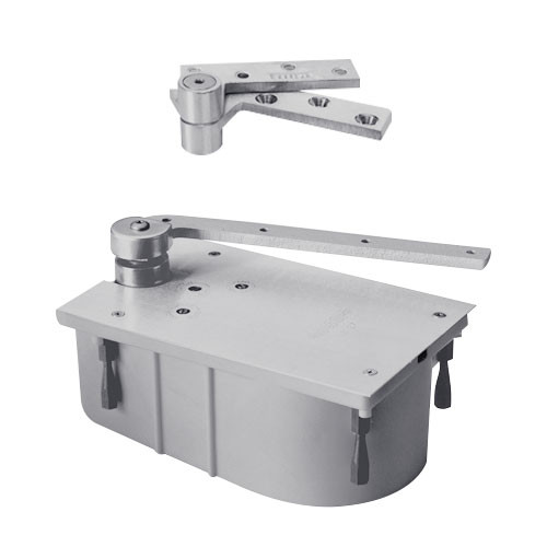 PH127-105S-RH-626 Rixson 127 Series Heavy Duty 3/4" Offset Hung Floor Closer in Satin Chrome Finish