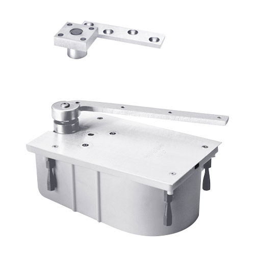 427-90N-LTP-RH-625 Rixson 427 Series Heavy Duty 3/4" Offset Hung Floor Closer in Satin Chrome Finish