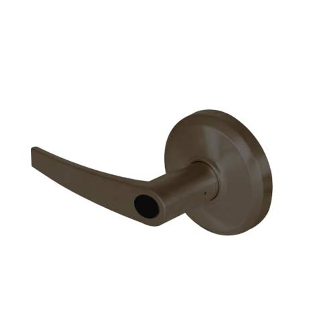 QCL250A613NR4FLRLC Stanley QCL200 Series Less Cylinder Entrance Lock with Slate Lever in Oil Rubbed Bronze Finish