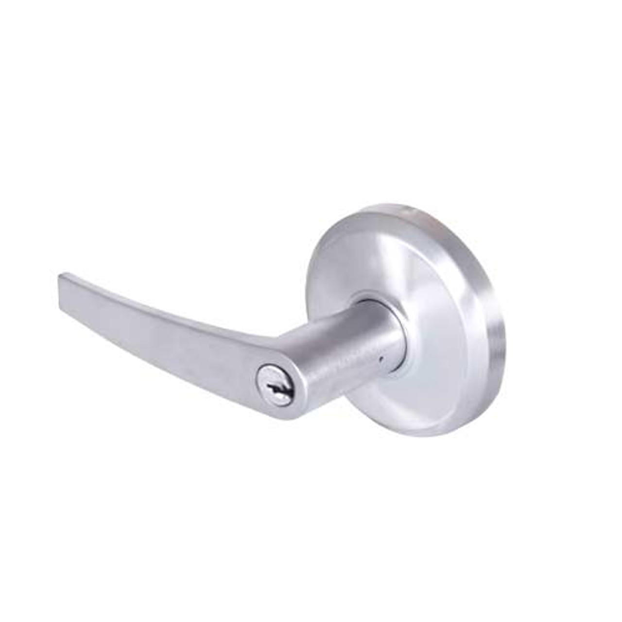 QCL250A625NS8478SSC Stanley QCL200 Series Schlage C Keyway Cylindrical Entrance Lock with Slate Lever in Bright Chrome Finish