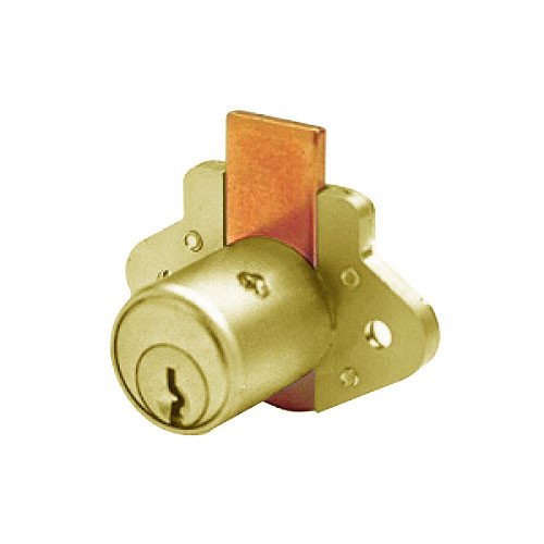 Olympus N078-KA101-US4 Cabinet Lock Diamond Back Drawer Lock in Satin Brass Finish