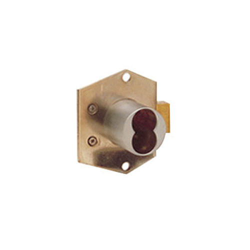 Olympus 725RD-DWKVH-US4 Rim Mount Deadbolt Cabinet Locks in Satin Brass Finish