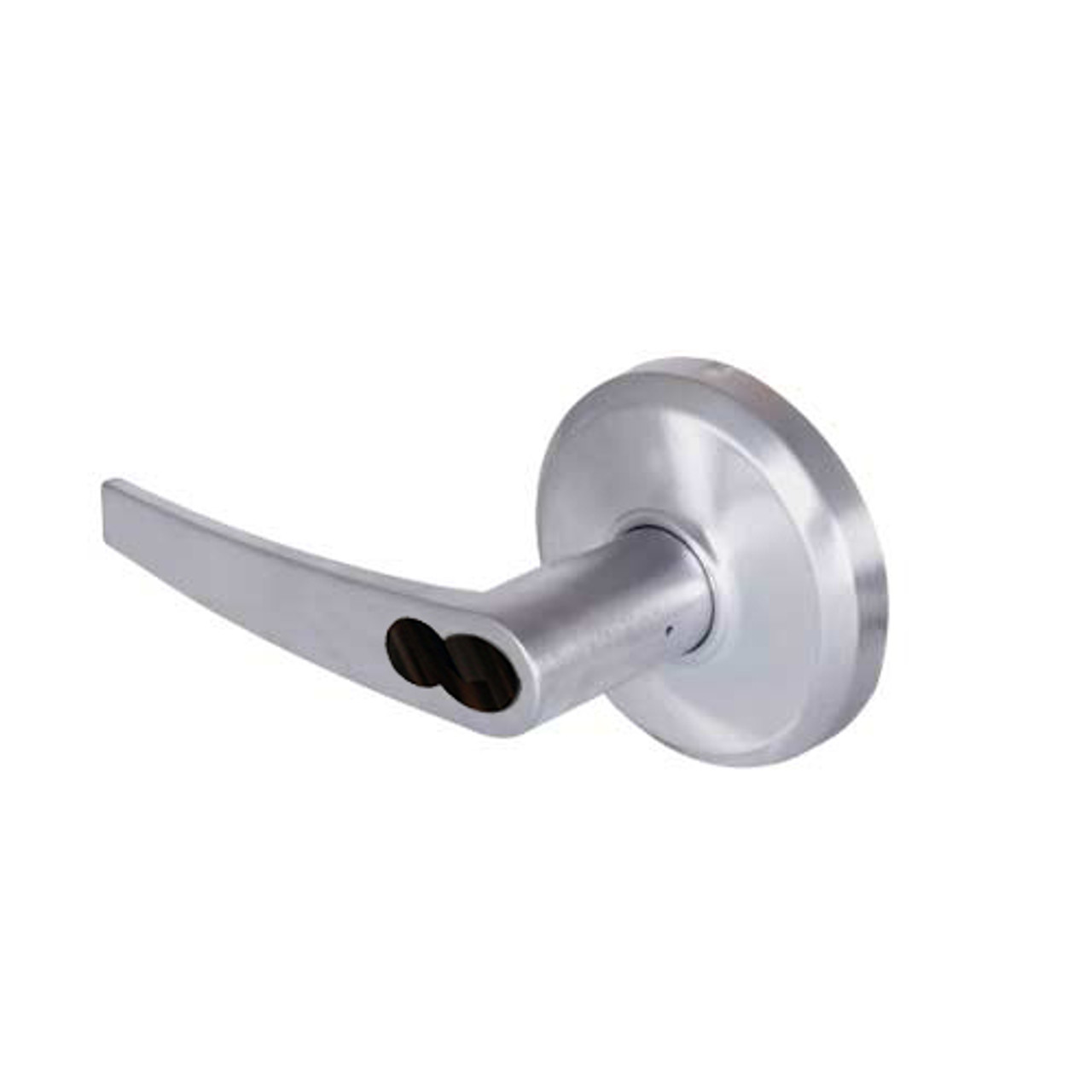 QCL251A626NOL118FBF Stanley QCL200 Series Ansi Strike Best "F" Entrance/Office Lock with Slate Lever Prepped for SFIC in Satin Chrome Finish