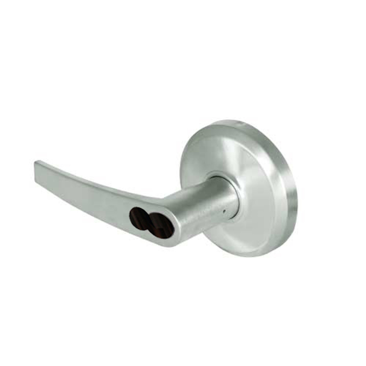 QCL261A619S8FLSBF Stanley QCL200 Series Ansi Strike Best "F" Classroom Lock with Slate Lever Prepped with SFIC Core in Satin Nickel Finish