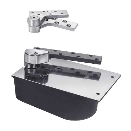 SCL27-105N-RH-2-1/2-626 Rixson 27 Series Extra Heavy Duty Lead Lined Offset Floor Closer in Satin Chrome Finish