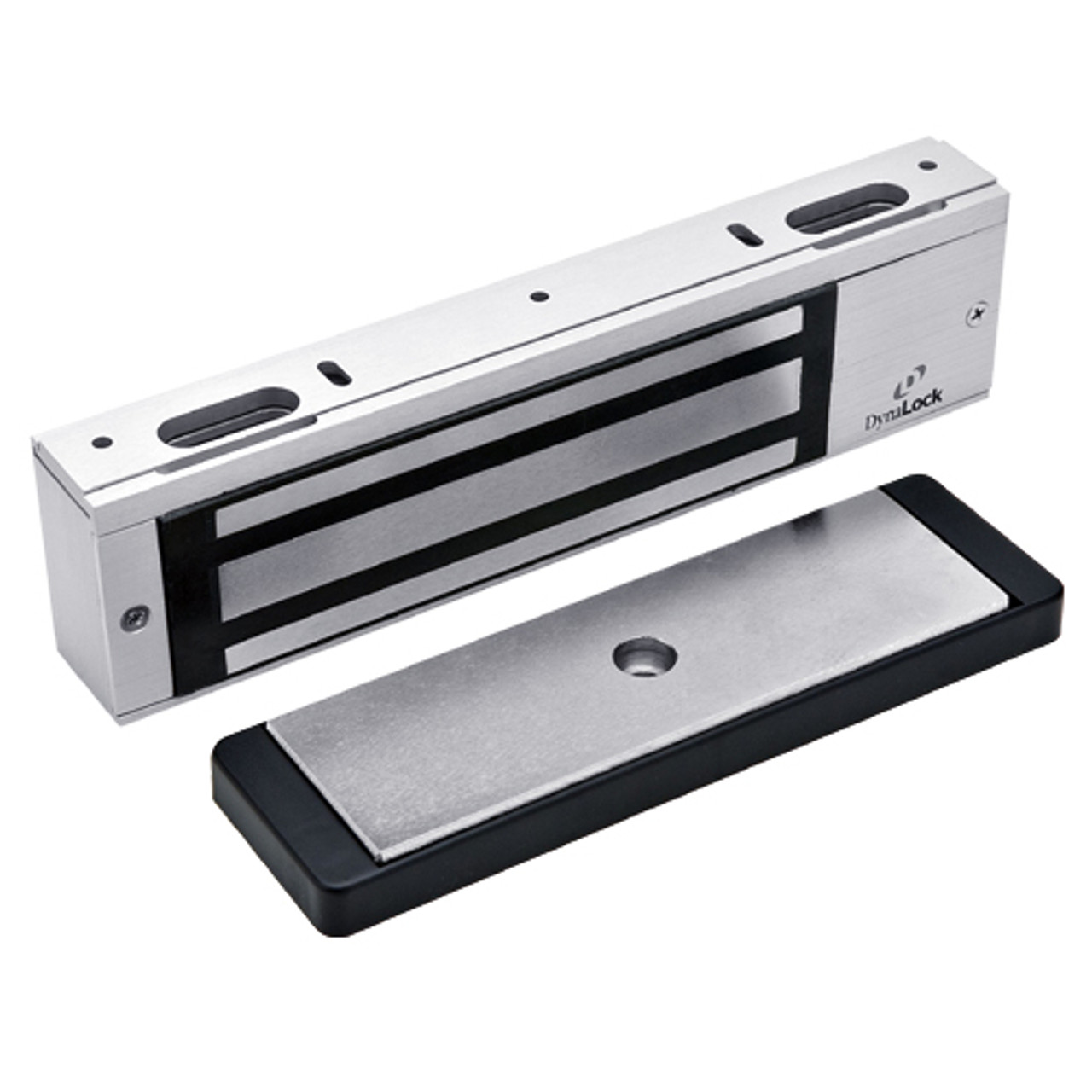 3000-US26-DSM DynaLock 3000 Series 1500 LBs Single Electromagnetic Lock for Outswing Door with DSM in Bright Chrome