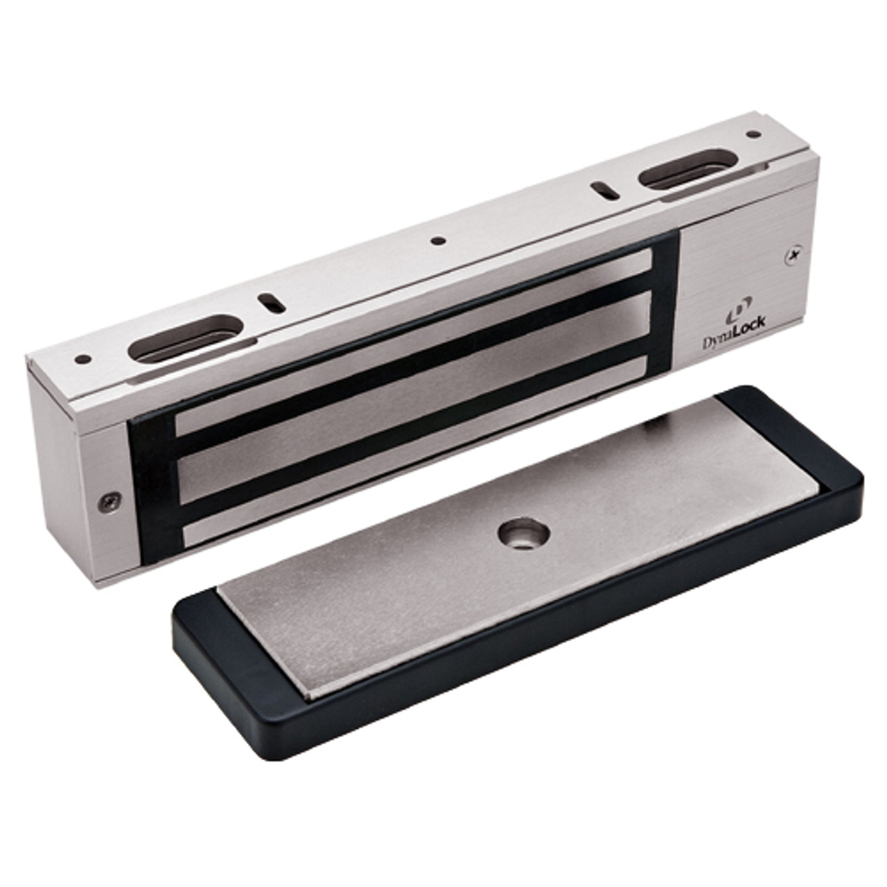 3000-US28-HSM DynaLock 3000 Series 1500 LBs Single Electromagnetic Lock for Outswing Door with HSM in Satin Aluminum