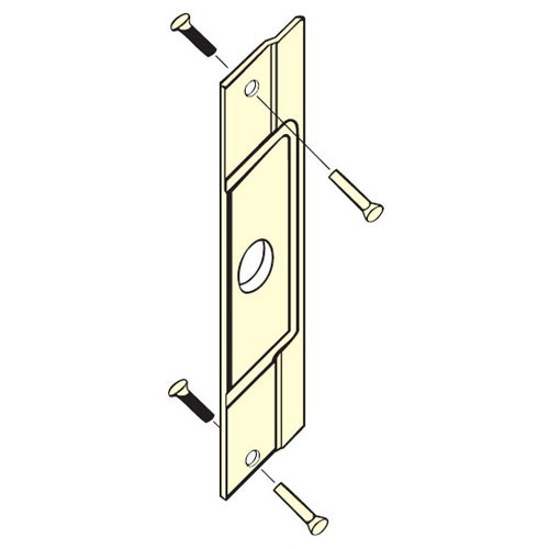 AL-211-SL Don Jo Latch Protector in Silver Coated Finish