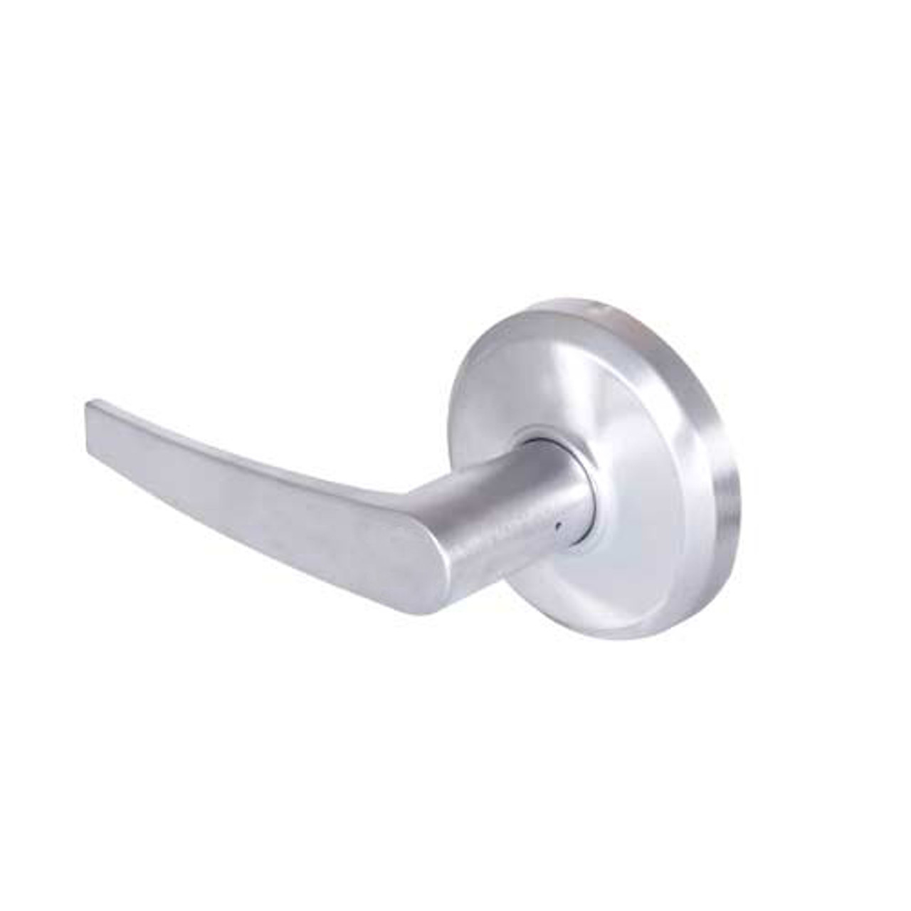 QCL235A625NS8FLR Stanley QCL200 Series Cylindrical Communicating Lock with Slate Lever in Bright Chrome Finish