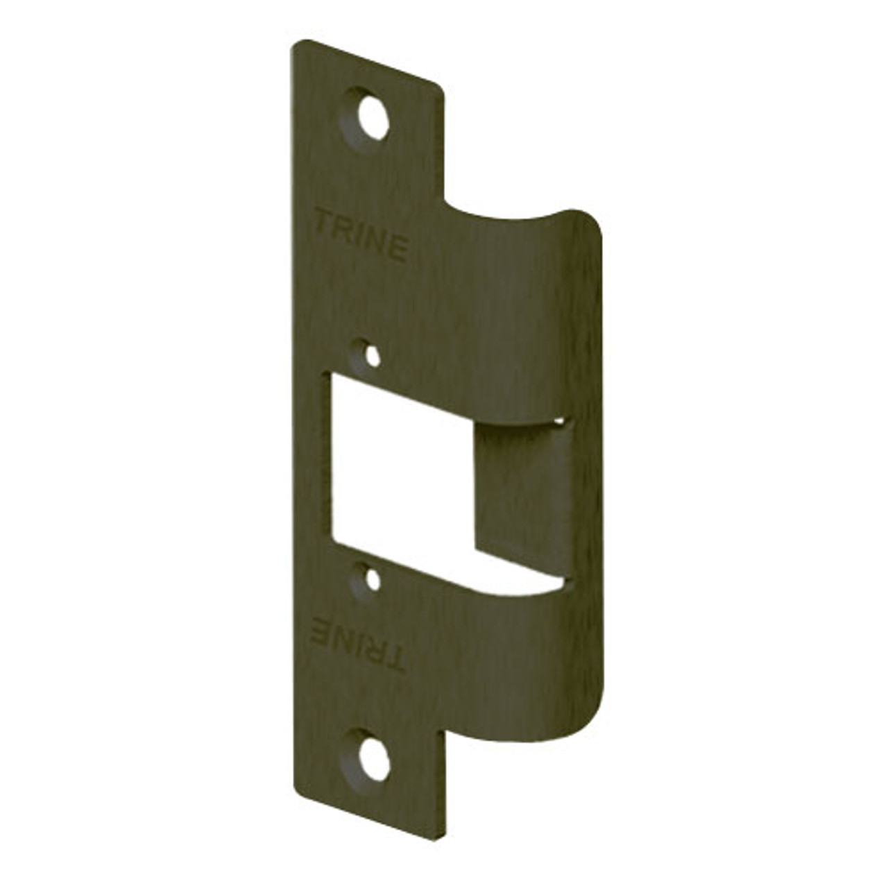 478LO-RD-US10B Trine 3000 Series Faceplate with Radiused Corners in Dark Bronze Finish