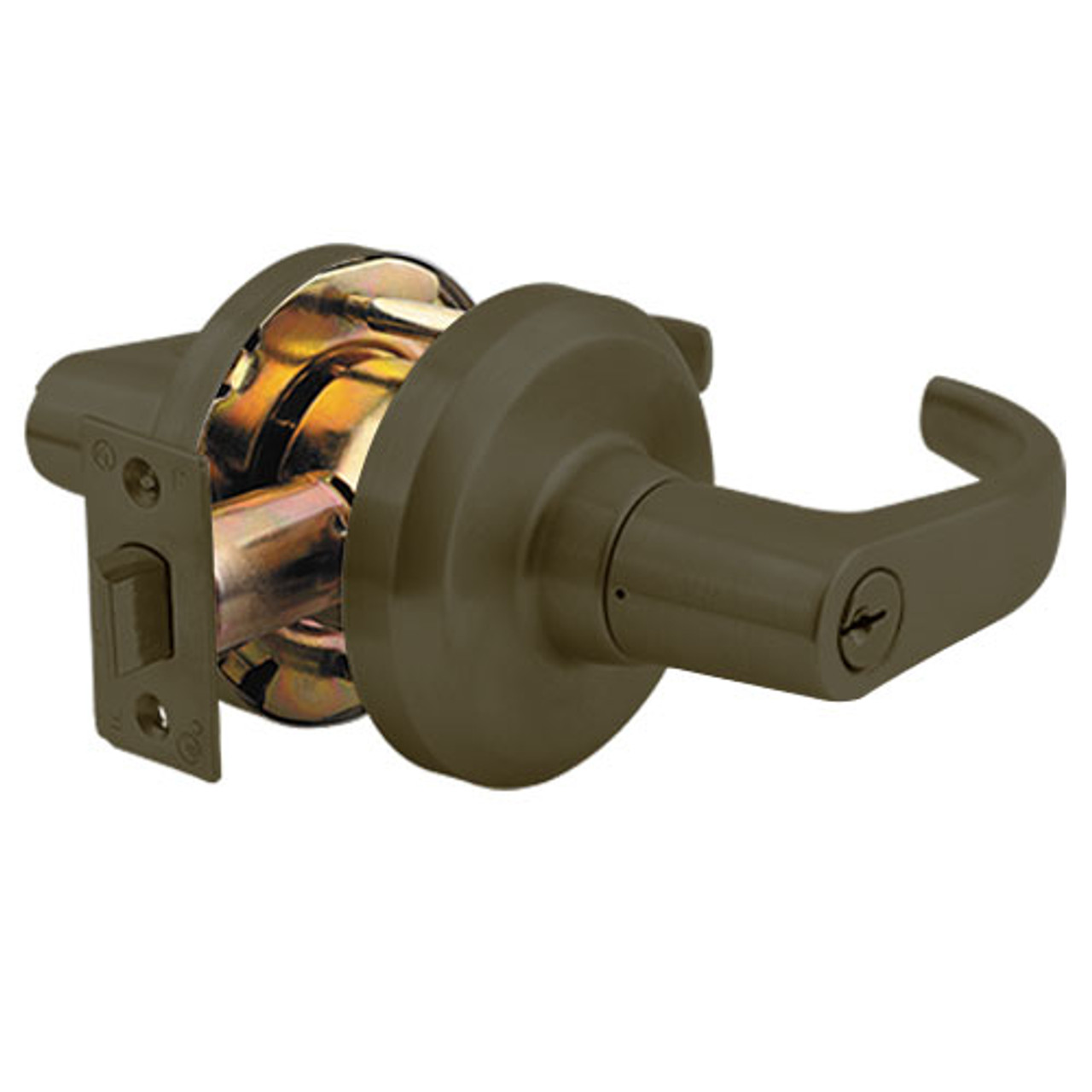 QCL150M613FR4118FSC Stanley QCL100 Series Schlage C Keyway Cylindrical Entrance Lock with Summit Lever in Oil Rubbed Bronze Finish