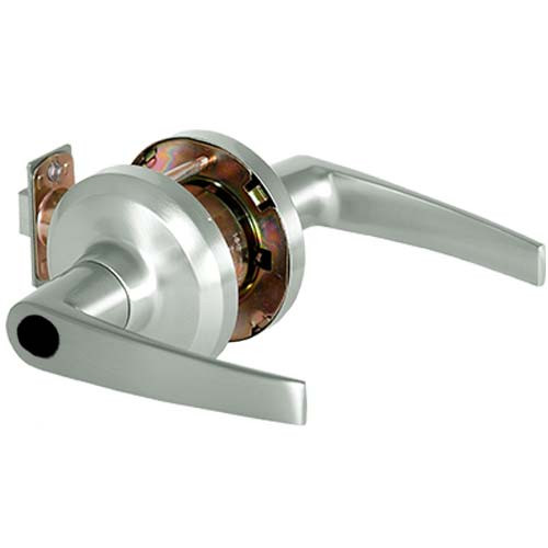 QCL154A619NOL118FLC Stanley QCL100 Series Less Cylinder Corridor Lock with Slate Lever in Satin Nickel Finish