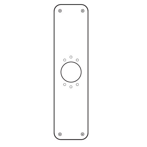 RP13515-2-605 Don Jo Remodeler Plate in Bright Brass Finish