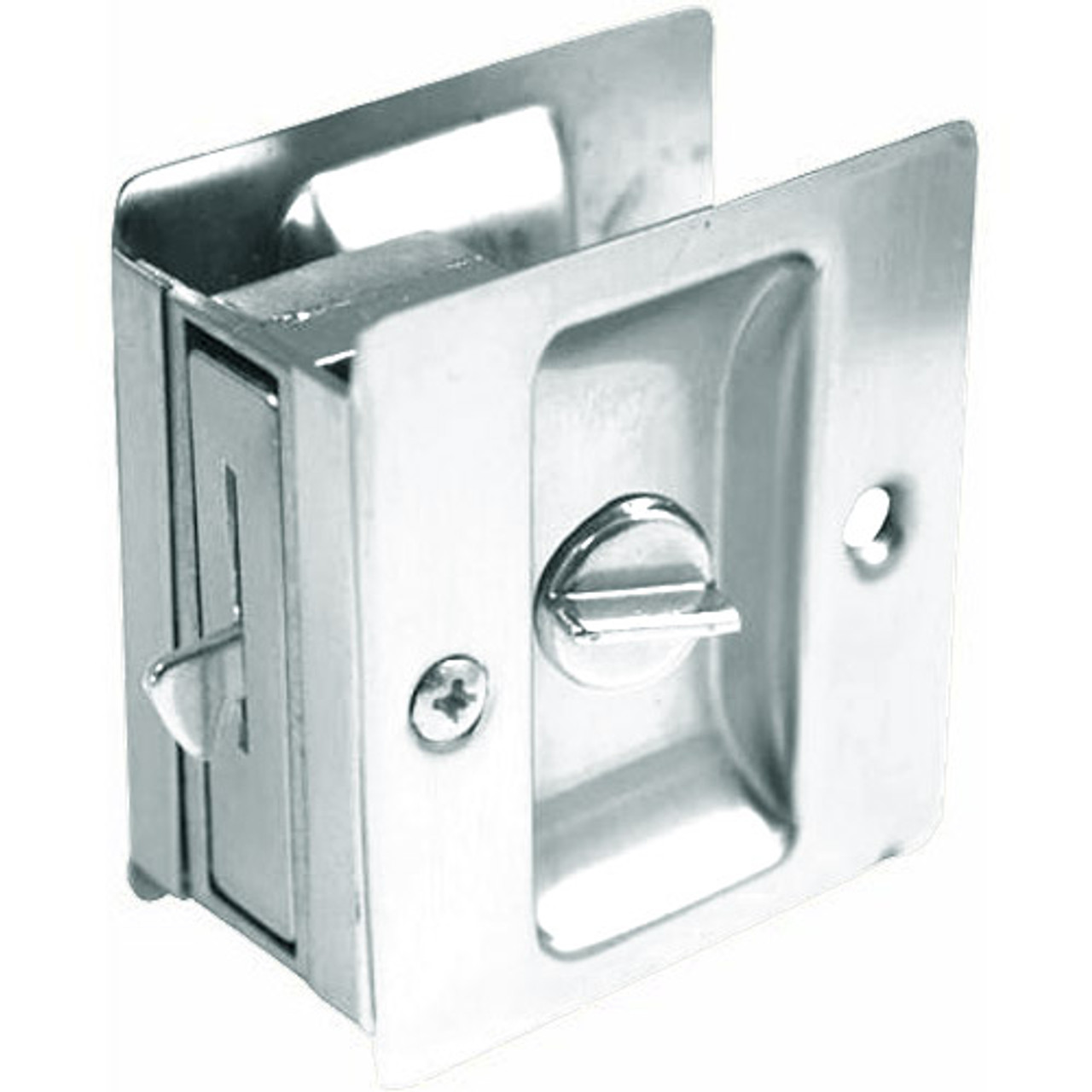 PDL-101-625 Don Jo Pocket Door Lock in Polished Chrome Finish