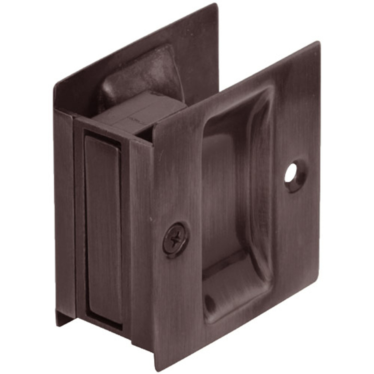 PDL-100-613 Don Jo Pocket Door Lock in Oil Rubbed Bronze Finish