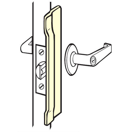 NLP-206-PC Don Jo Latch Protector in Prime Coated Finish