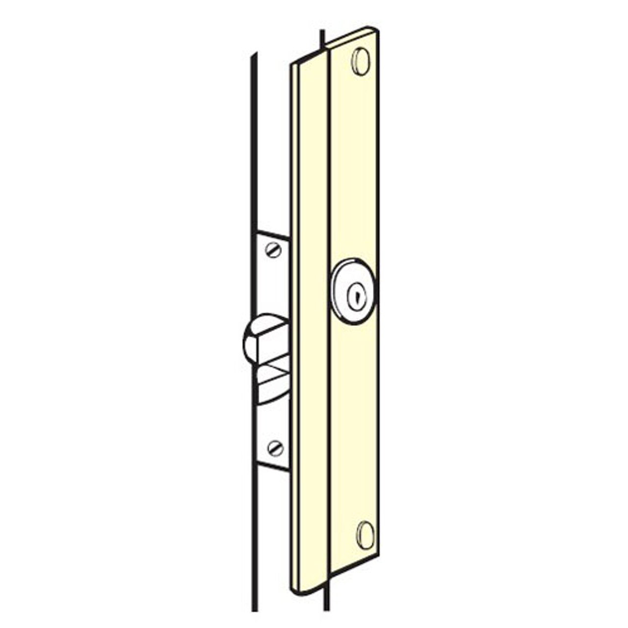 LP-312-DU Don Jo Latch Protector in Duro Coated Finish LP-312-DU Don Jo Latch Protector in Duro Coated Finish