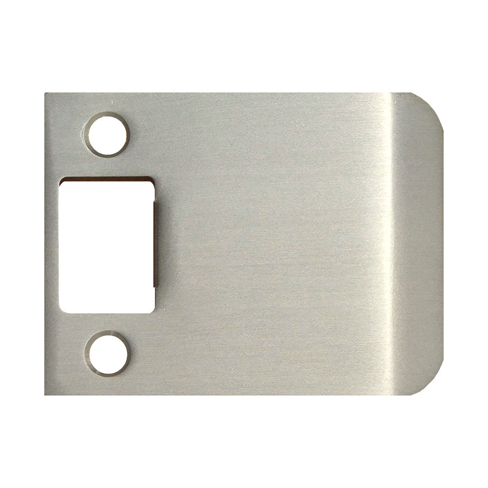 Don Jo EL-125-619 2-1/4" x 2-1/2" Extended Lip Strike in Clear Satin Nickel